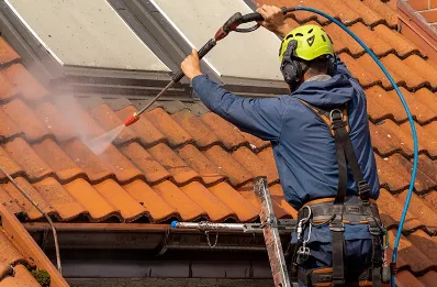 Démoussage et hydrofuge de toiture à Bilieu